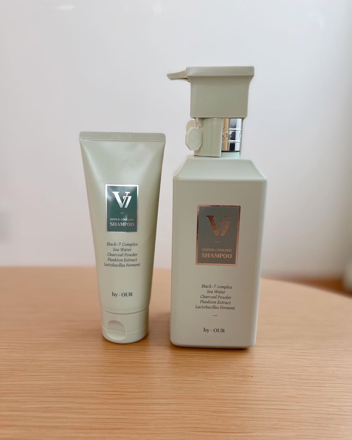 V7 スーパークーリング シャンプー 500ml/by : OUR/サロンシャンプーを使ったクチコミ（1枚目）