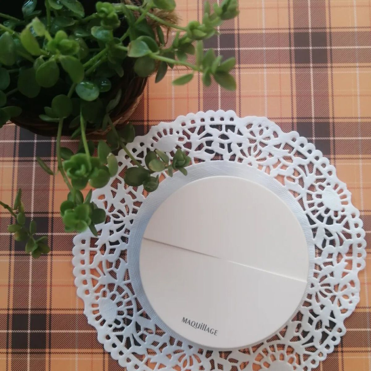 ドラマティッククッションジェリー/マキアージュ/クッションファンデーションを使ったクチコミ（2枚目）