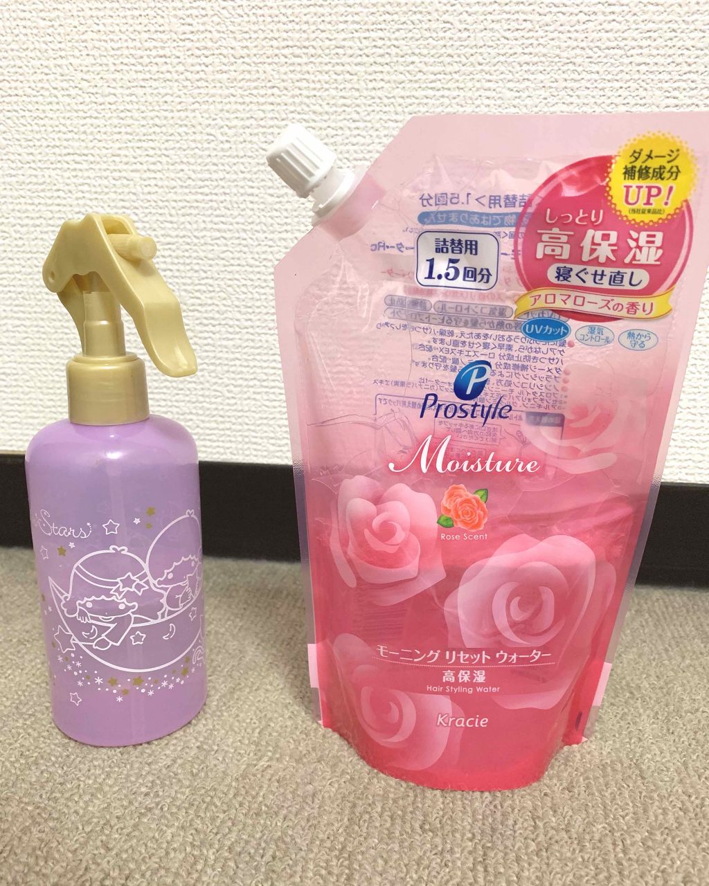 モーニングリセットウォーター アロマローズの香り(旧)/プロスタイル/ヘアミストを使ったクチコミ(1枚目)