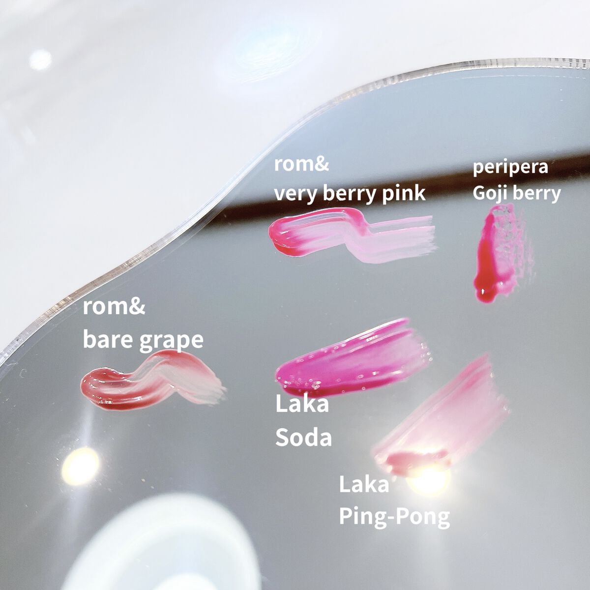 インク ムード ドロップ ティント/PERIPERA/リップグロスを使ったクチコミ（2枚目）