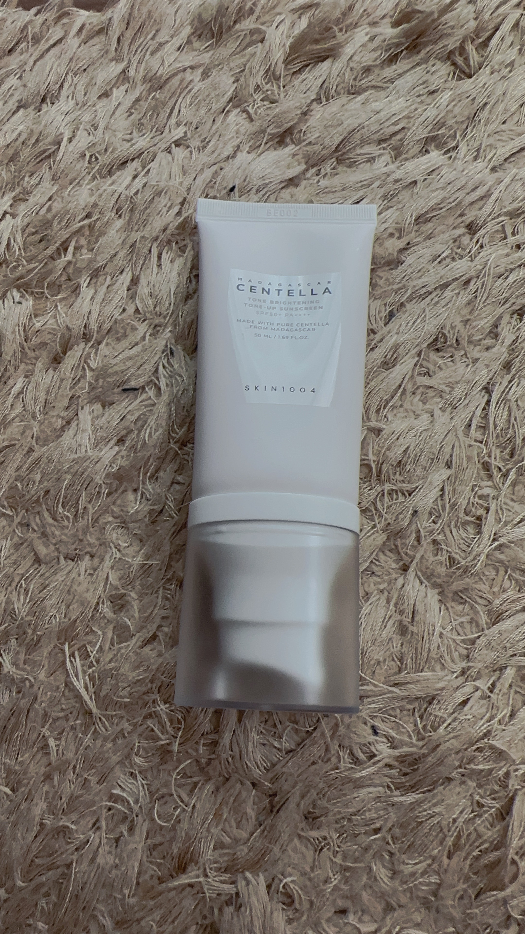 トーンブライトニング トーンアップサンスクリーン/SKIN1004/日焼け止めクリームを使ったクチコミ（1枚目）