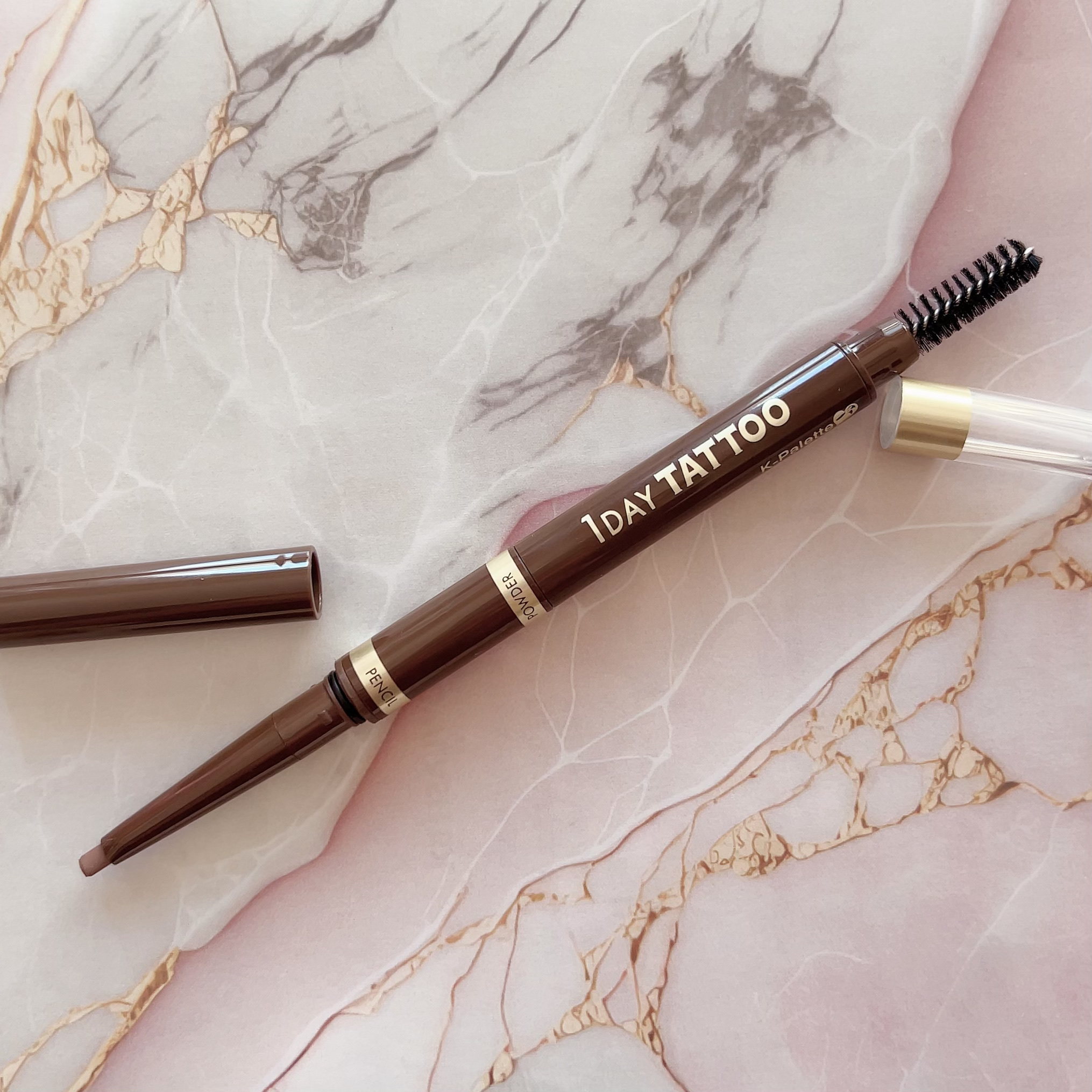 ラスティングスリーウェイアイブロウ ペンシルWpa 03 モカブラウン/K-パレット/アイブロウペンシルを使ったクチコミ（2枚目）