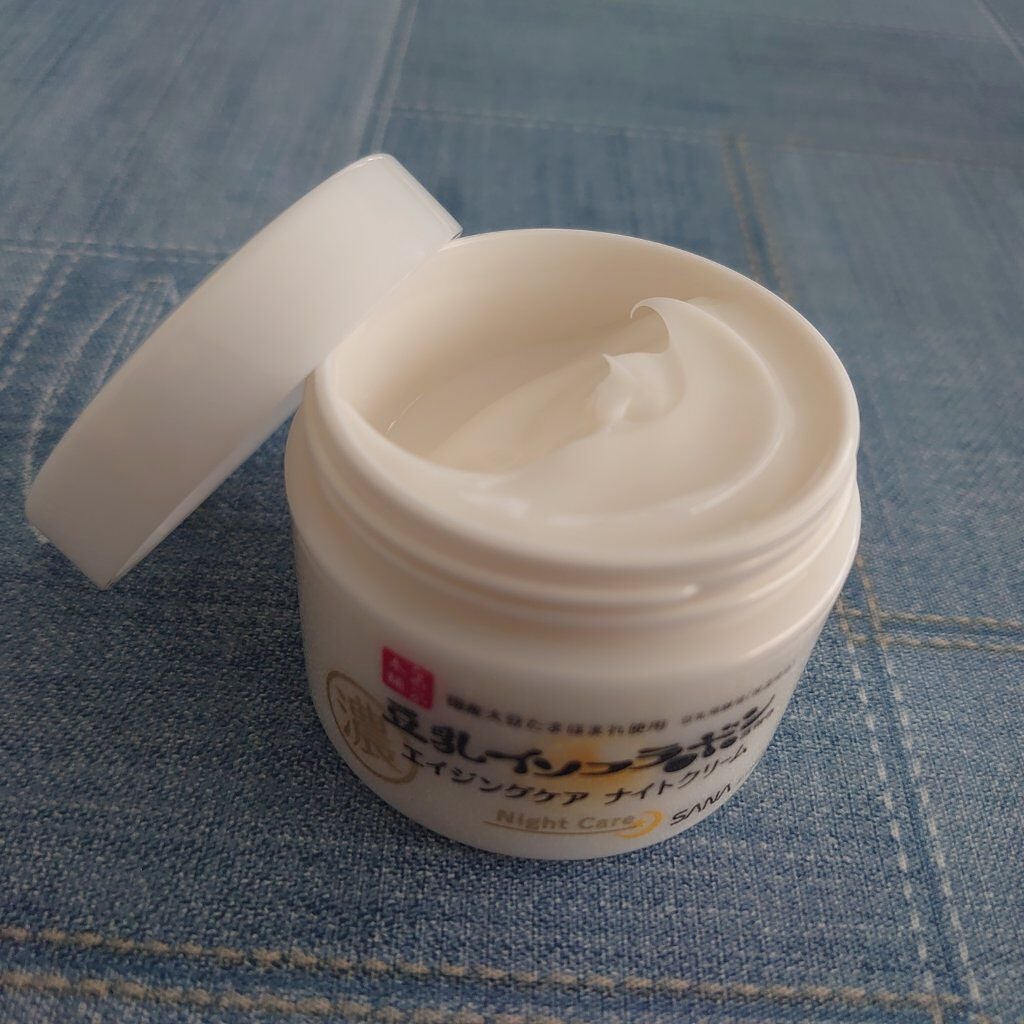 リンクルナイトクリーム/なめらか本舗/フェイスクリームを使ったクチコミ(2枚目)