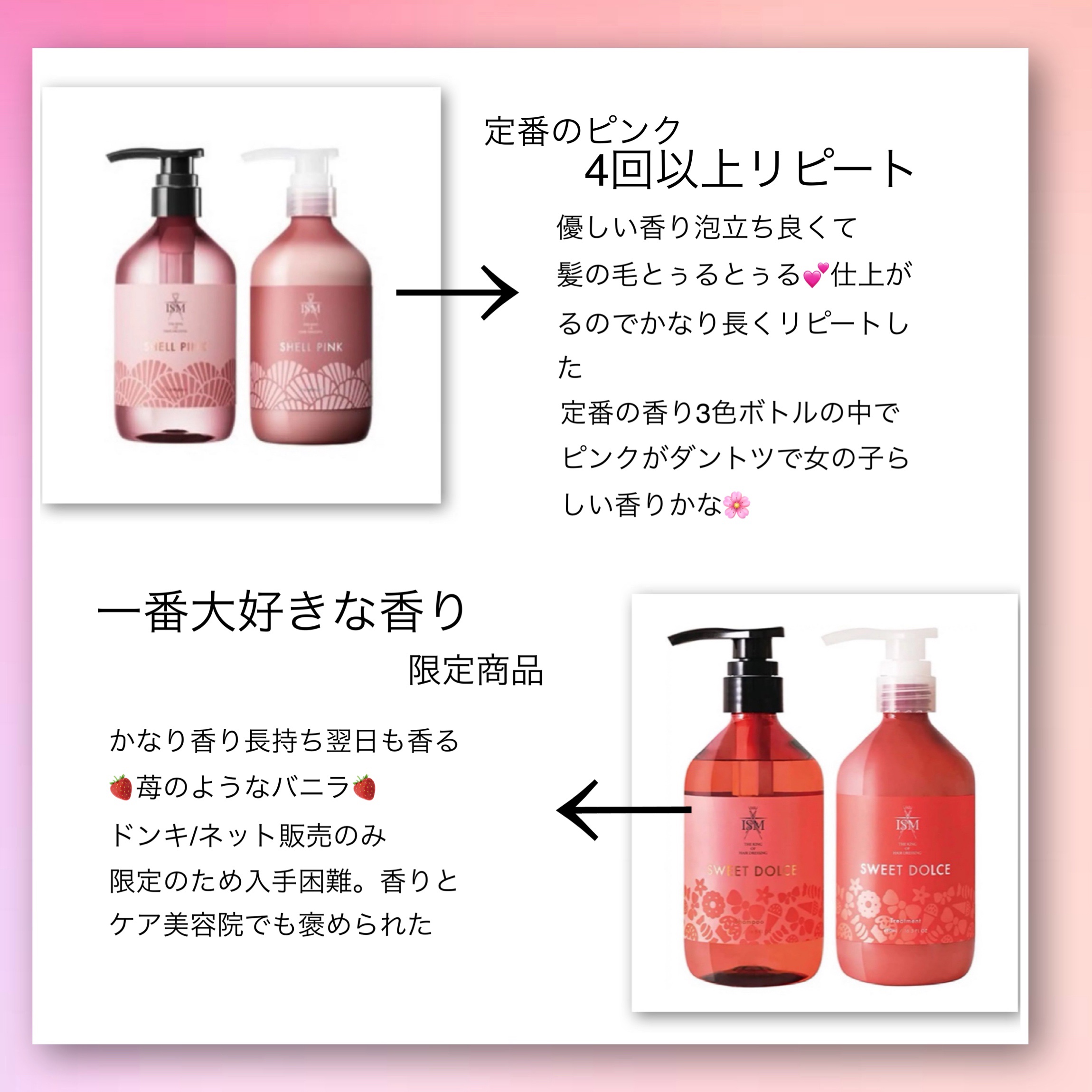 スイート ドルチェ シャンプー トリートメント シャンプー/ISM/市販シャンプーを使ったクチコミ（2枚目）