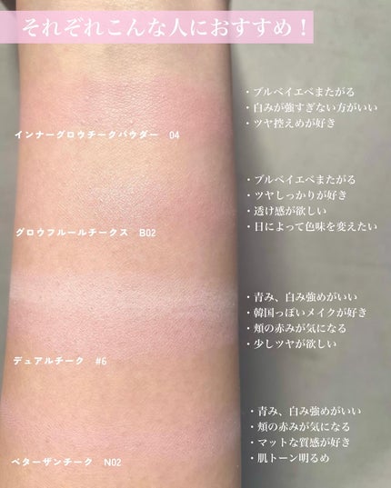 インナーグロウ チークパウダー/SHISEIDO/パウダーチークを使ったクチコミ(5枚目)