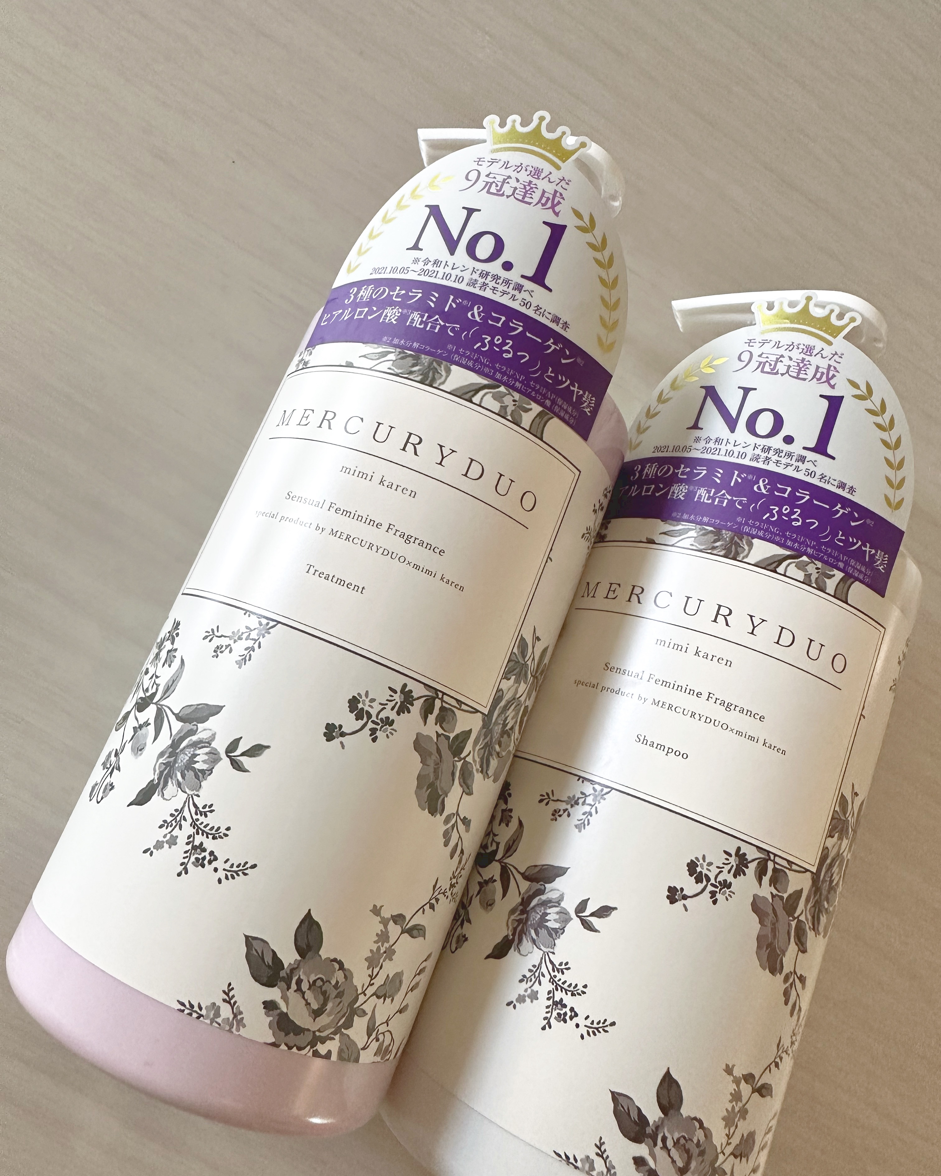 MERCURYDUO シャンプー【スムース】・トリートメント【スムース】/R&/市販シャンプーを使ったクチコミ（1枚目）