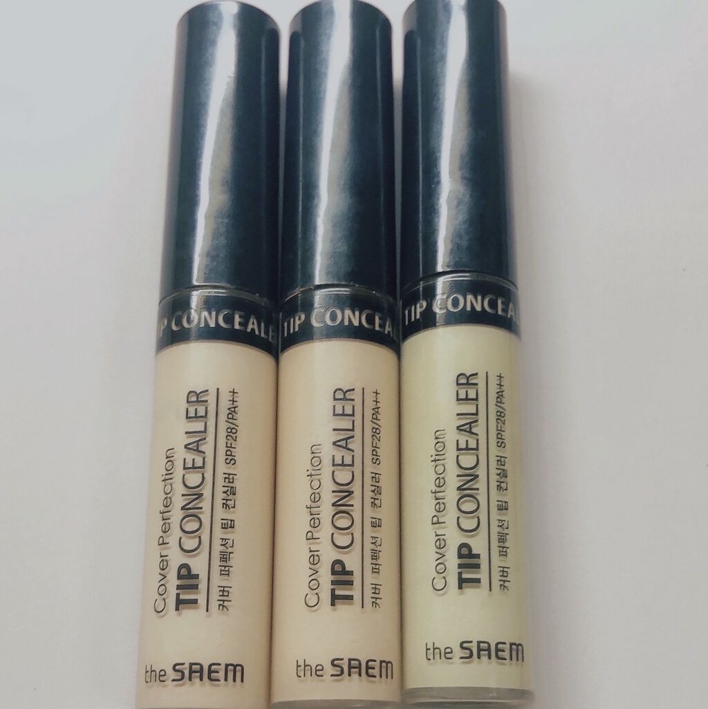 カバーパーフェクション チップコンシーラー/the SAEM/リキッドコンシーラーを使ったクチコミ（2枚目）