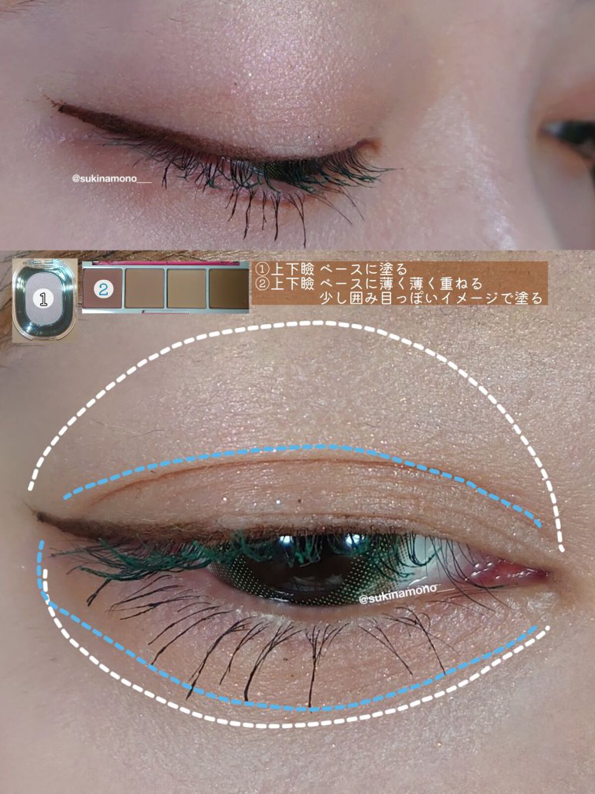 ベアシャドウパレット 03 ミディアム/フォレンコス/アイシャドウパレットを使ったクチコミ（3枚目）