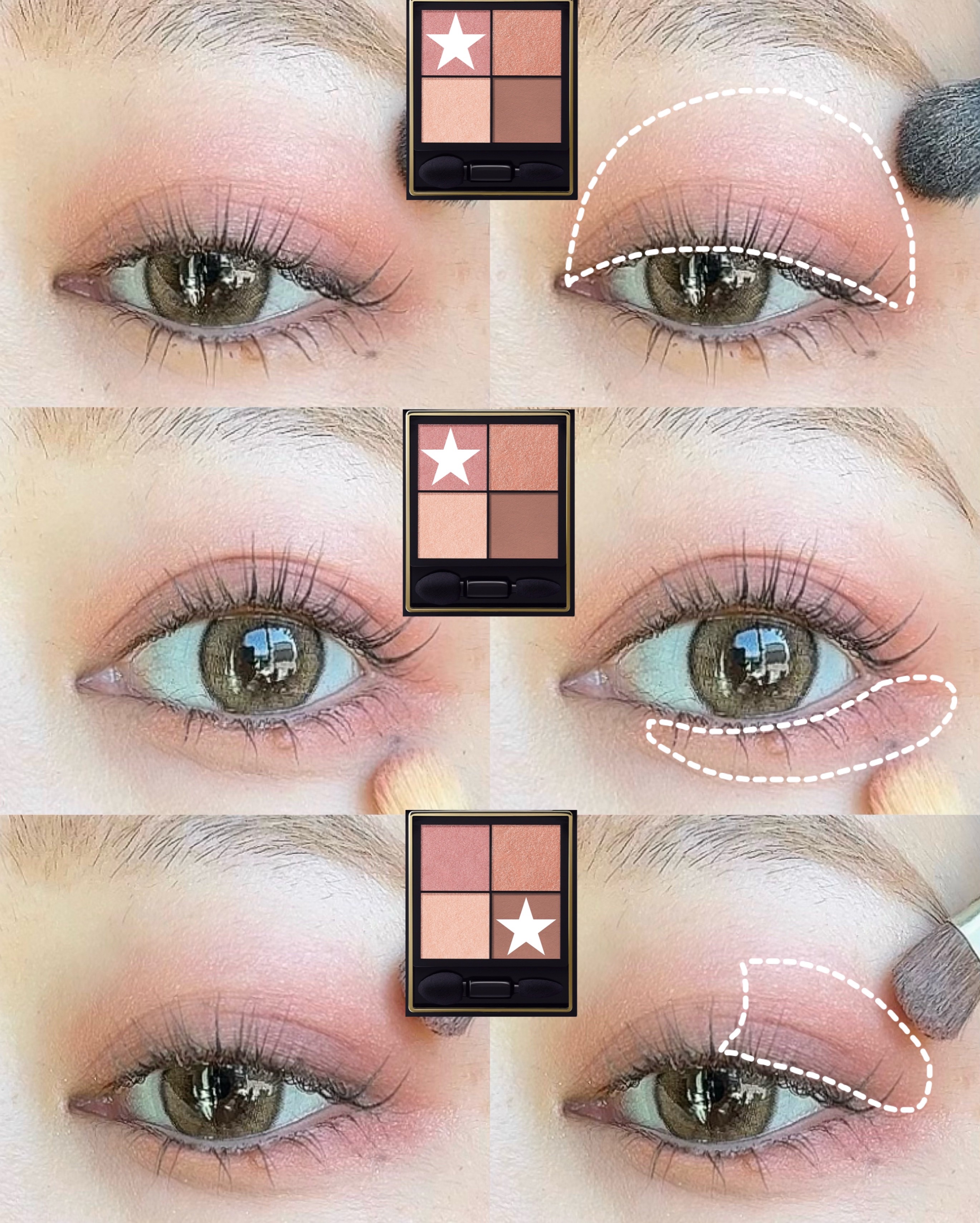 リアルクローズシャドウ/excel/アイシャドウパレットを使ったクチコミ（3枚目）