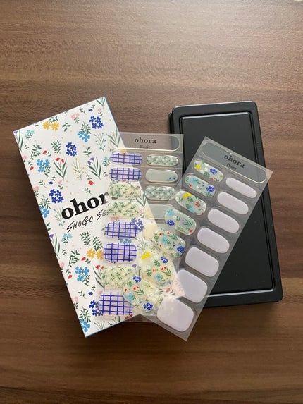 セミキュアジェルネイル(ハンド)/ohora/ネイルシールを使ったクチコミ(2枚目)