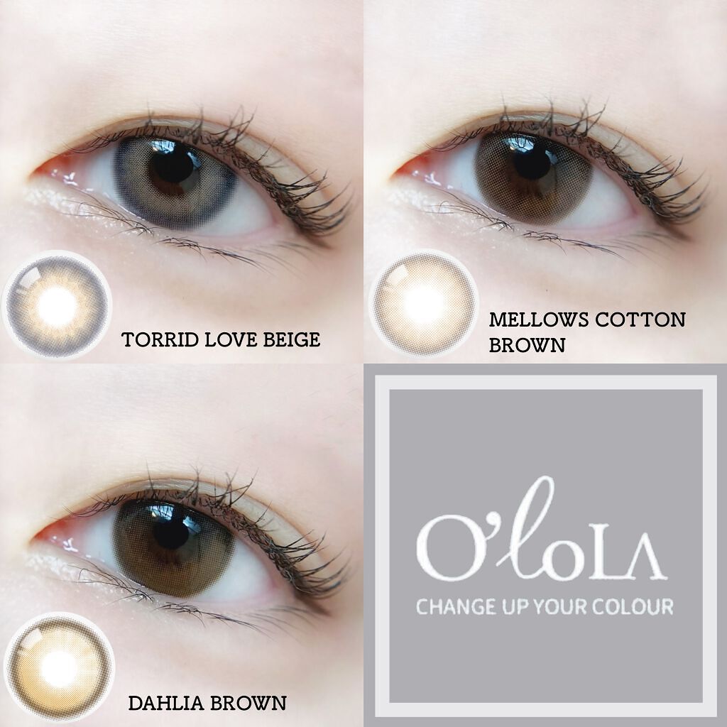 トリッドラブベージュマンスリー (TORRID LOVE BEIGE monthly)/OLOLA/１ヶ月（１MONTH）カラコンを使ったクチコミ（1枚目）