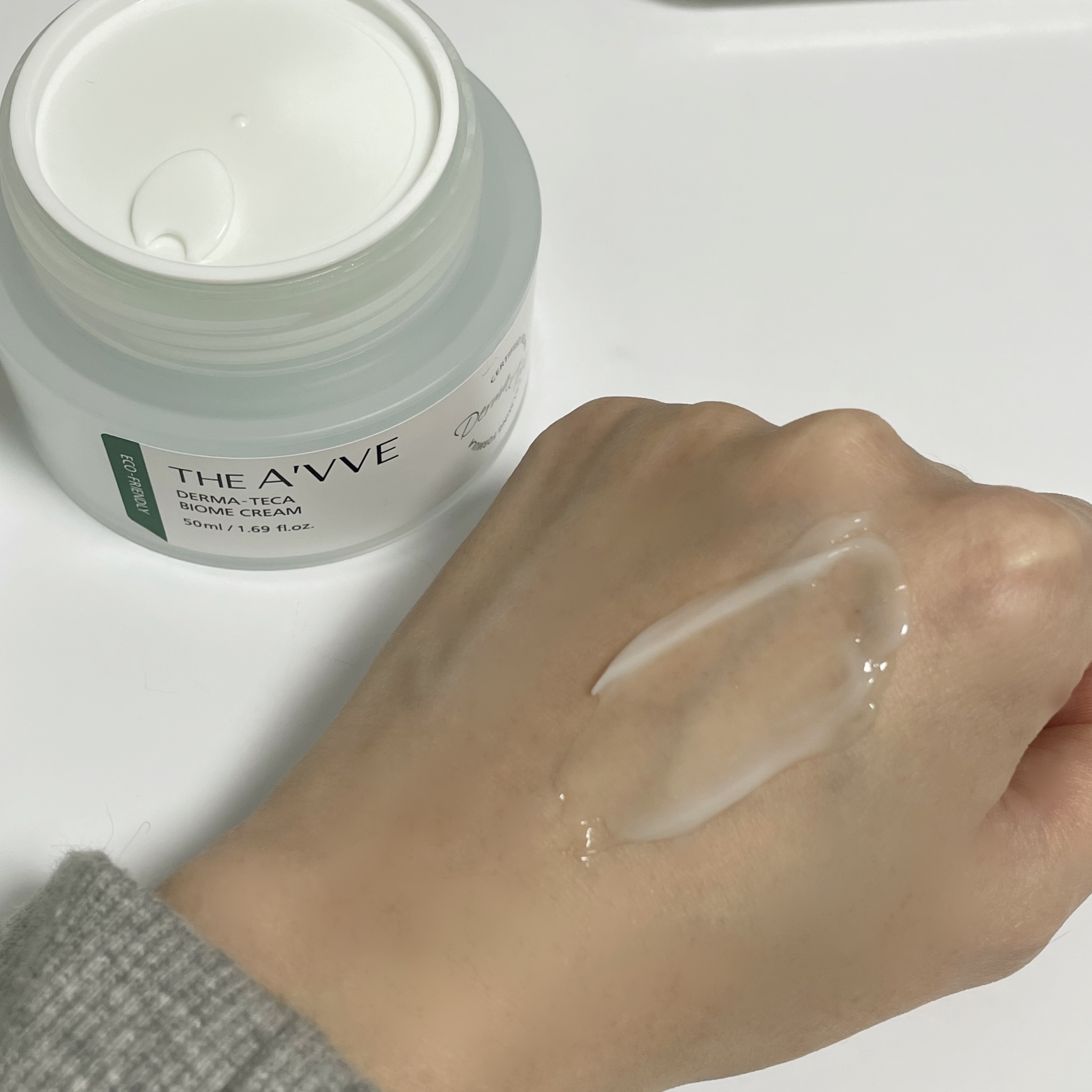 ダーマテカバイオームクリーム/THE A'VVE/フェイスクリームを使ったクチコミ（3枚目）
