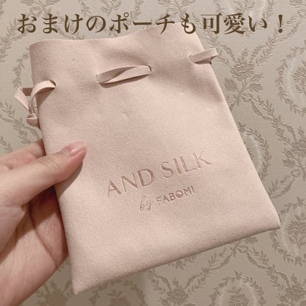 シルク100% ヘアシュシュ/Rakuten/ヘアアクセサリーを使ったクチコミ(5枚目)