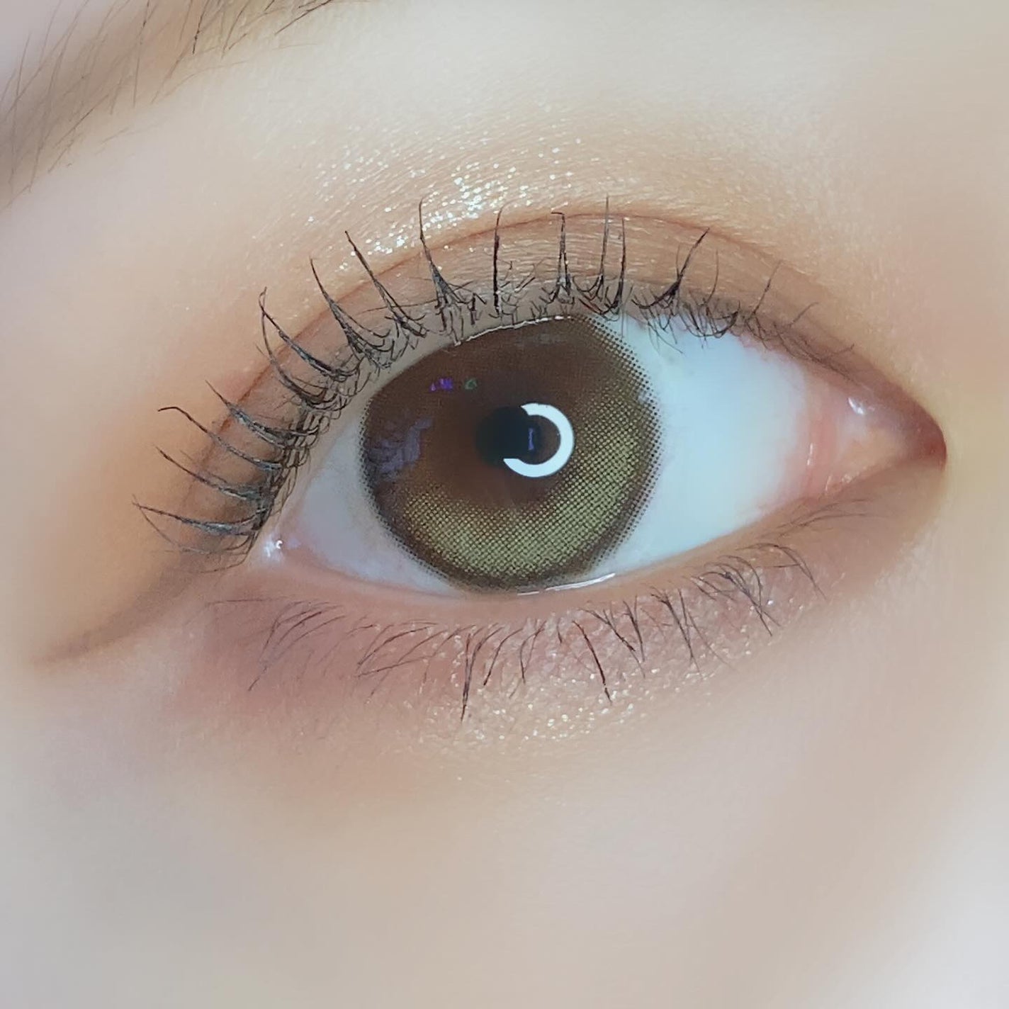 Glowy 1day/OLENS/ワンデー(1DAY)カラコンを使ったクチコミ(4枚目)