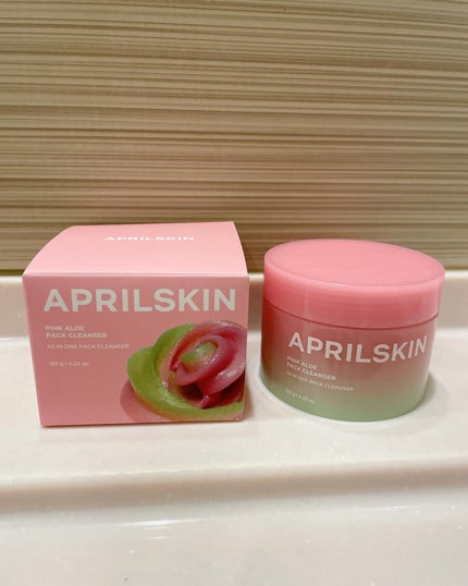 ピンクアロエメレンゲクレンザー/APRILSKIN/その他洗顔料を使ったクチコミ(1枚目)