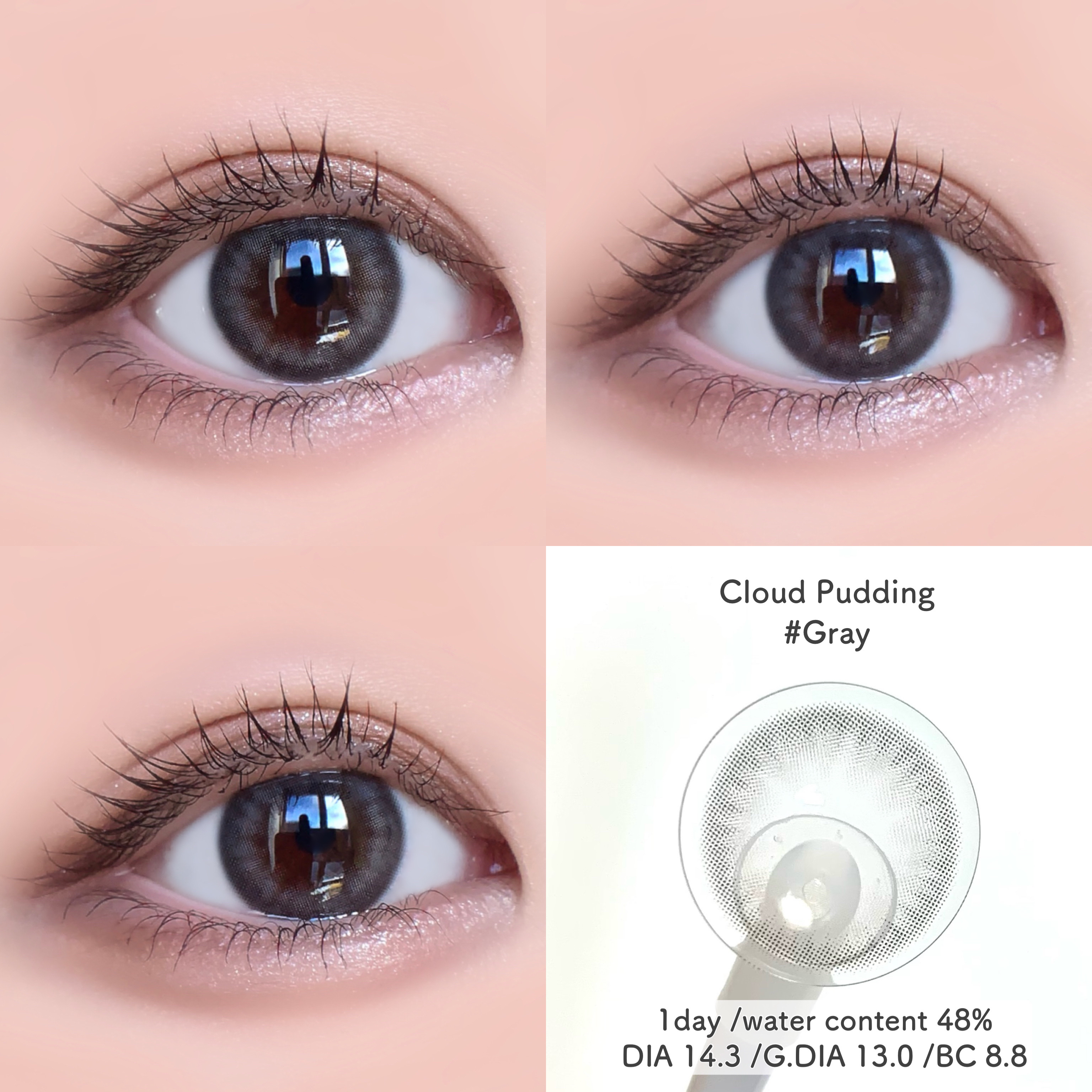 Cloud Pudding /chuu LENS/カラーコンタクトレンズを使ったクチコミ（3枚目）