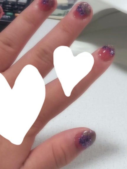 ジェルネイル(ライト対応)/セリア/ジェルネイルを使ったクチコミ(2枚目)