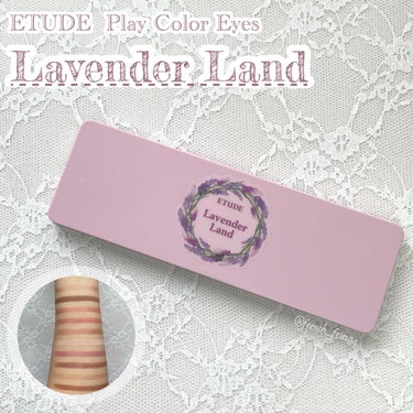 ETUDE プレイカラー アイシャドウのクチコミ「ETUDEのラベンダーパレット"Lavender Land"❁

❀* ❀。. ✿ * ❀ ｡.....」（1枚目）