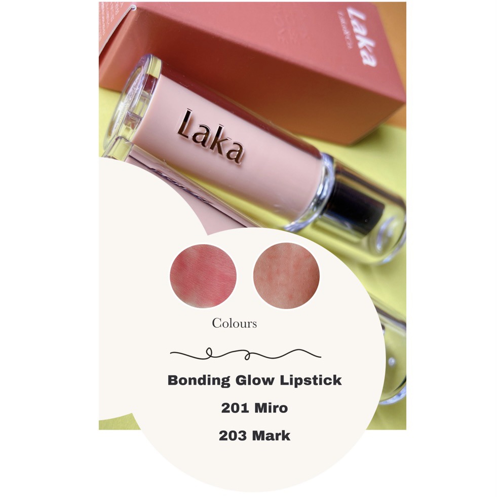 ボンディンググロウリップスティック/Laka/口紅を使ったクチコミ（1枚目）