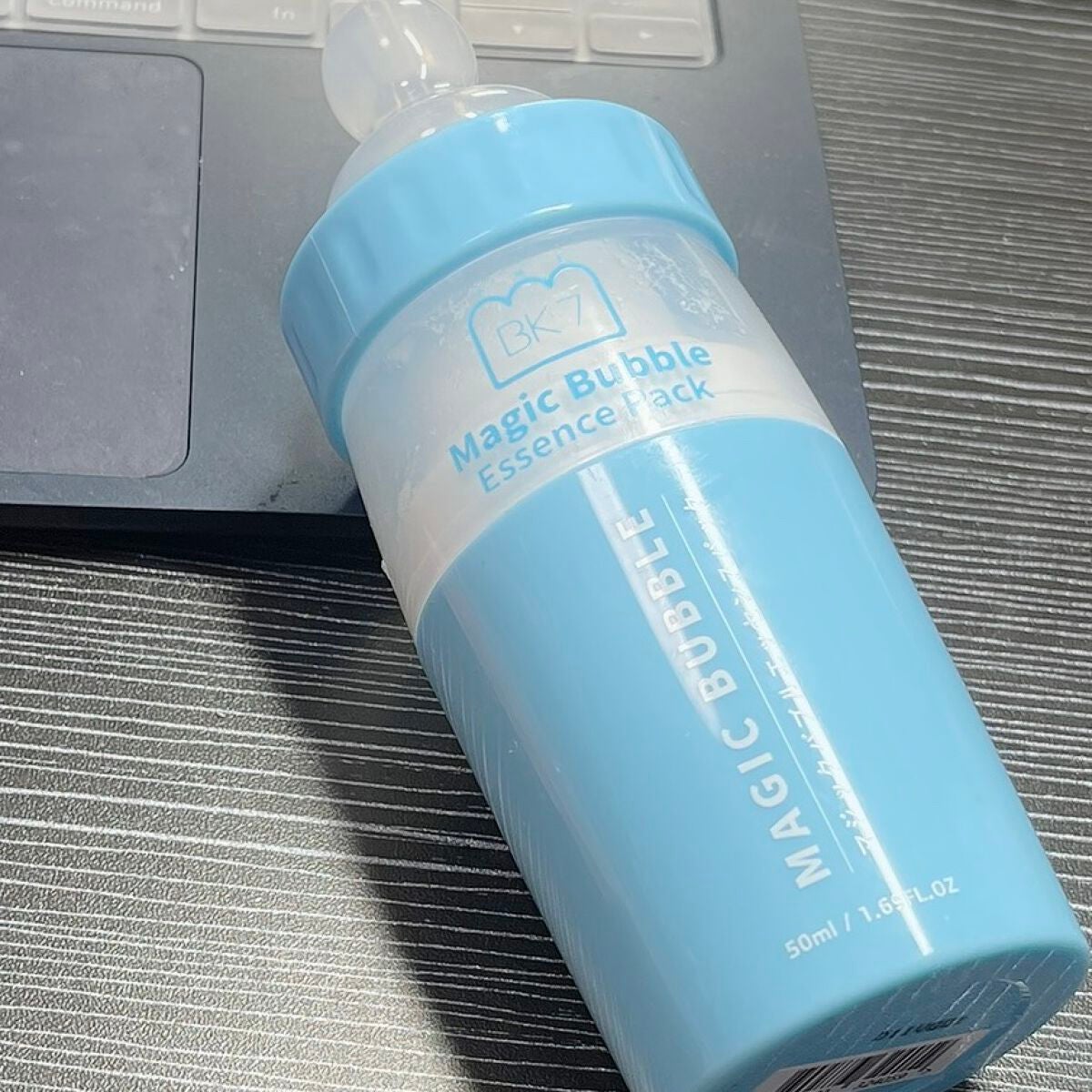 マジックバブルエッセンスパック(ブルー)/BAKER7/洗い流すパック・マスクを使ったクチコミ(1枚目)