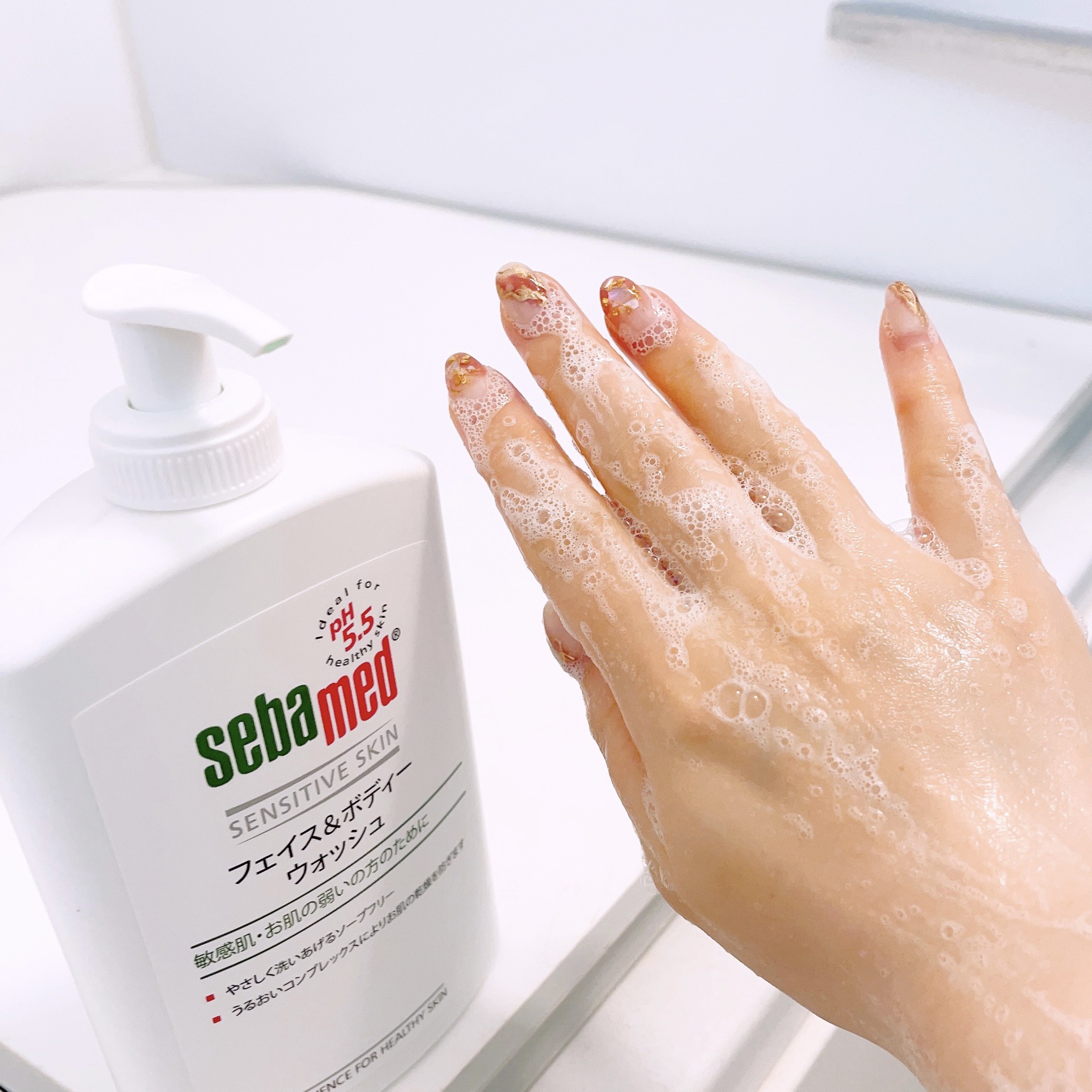 フェイス＆ボディウォッシュ/セバメド/ボディソープを使ったクチコミ（3枚目）