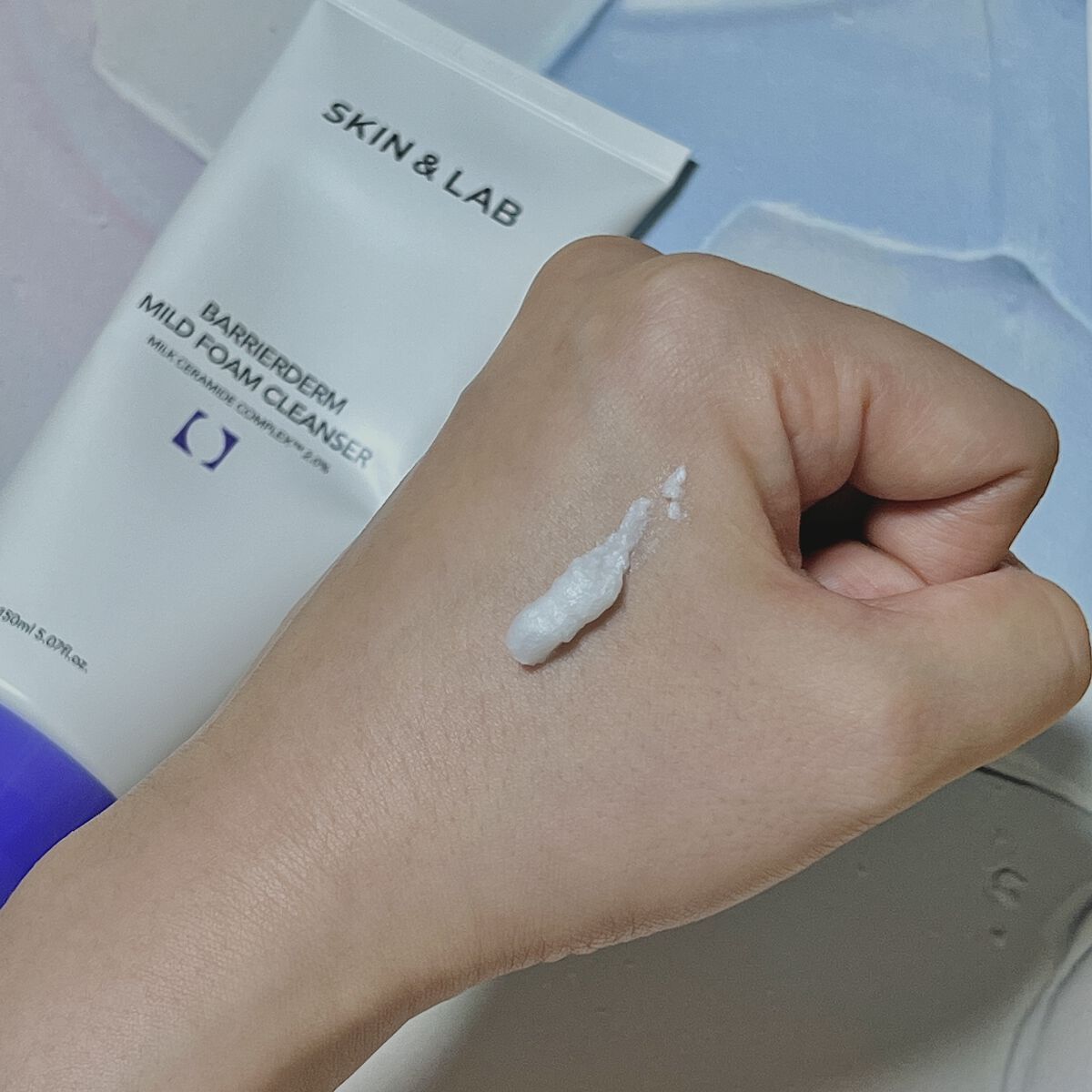 バリアダーム マイルドクレンザー/SKIN&LAB/洗顔フォームを使ったクチコミ（2枚目）