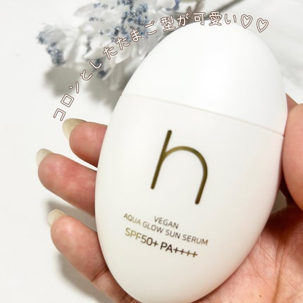 ヴィーガンアクアグロウサンセラム/HAMEL/日焼け止めローションを使ったクチコミ(4枚目)