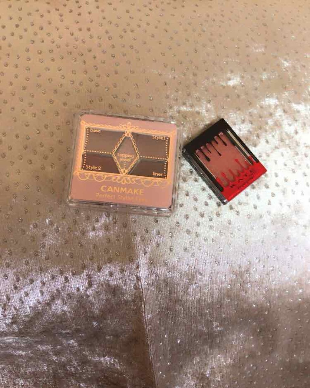 フィットジェルグリッター/KATE/ジェル・クリームアイシャドウを使ったクチコミ（1枚目）