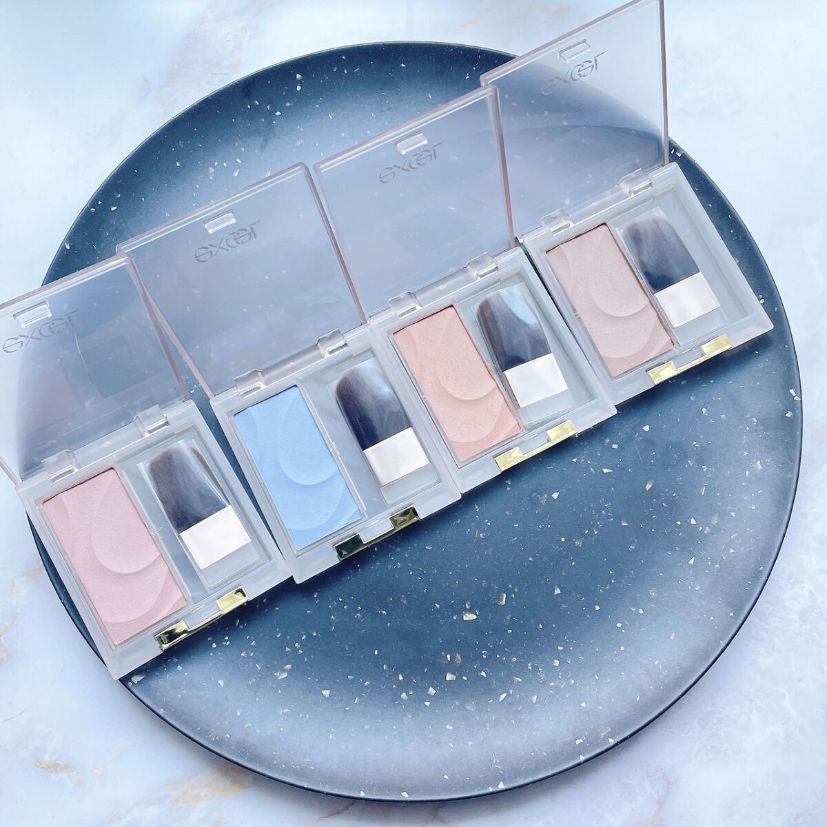 シームレストーン ブラッシュ/excel/パウダーチークを使ったクチコミ（3枚目）