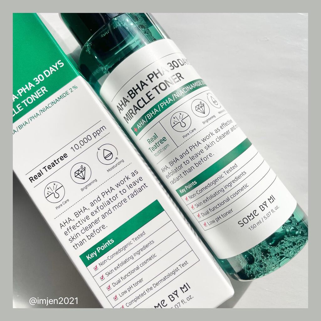 AHA·BHA·PHA 30デイズミラクルトナー/SOME BY MI/化粧水を使ったクチコミ(2枚目)