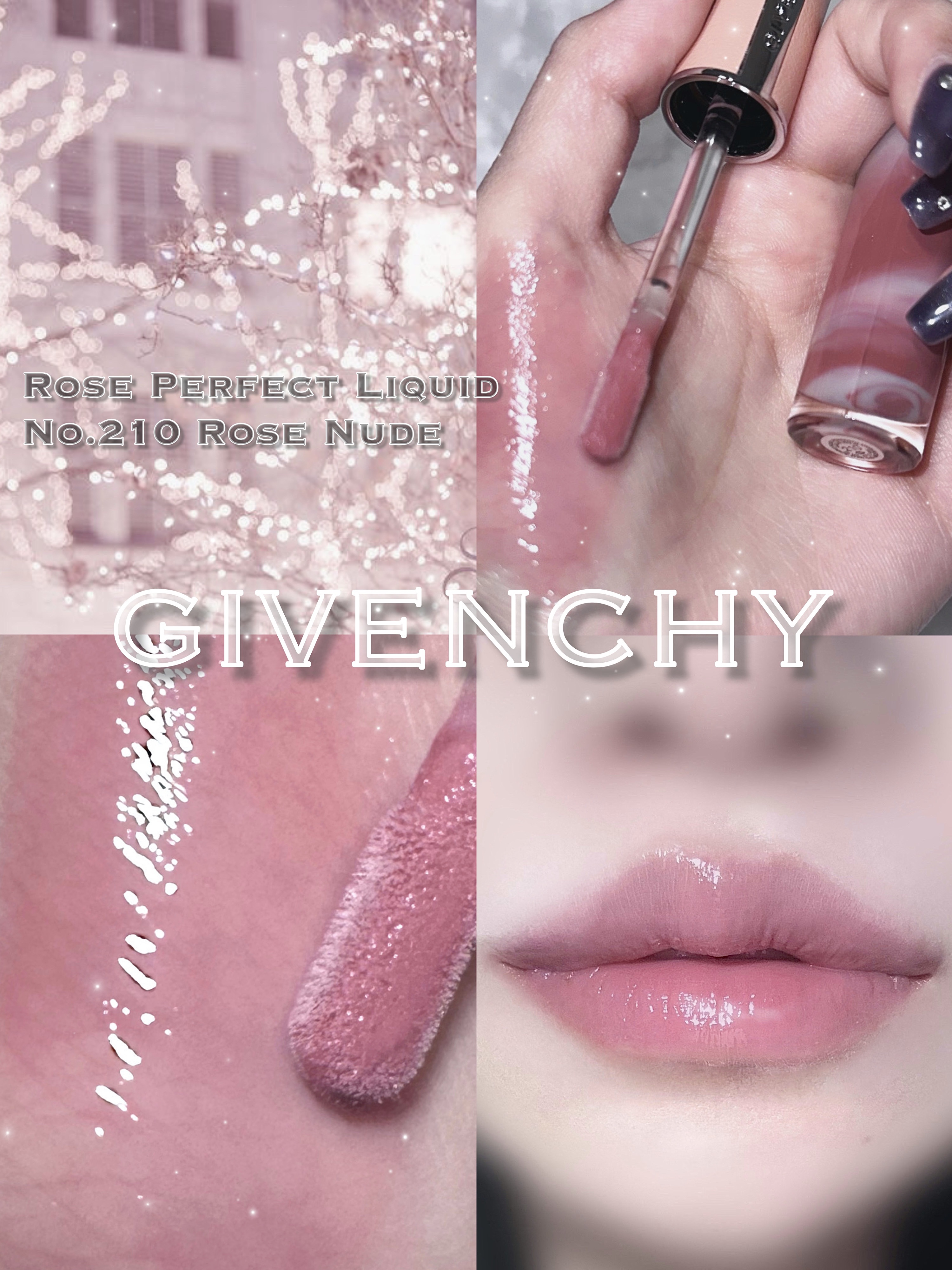 ローズ・パーフェクト・リキッド No.210 ピンク･ヌード (フォール コレクション 2024)/GIVENCHY/口紅を使ったクチコミ（1枚目）