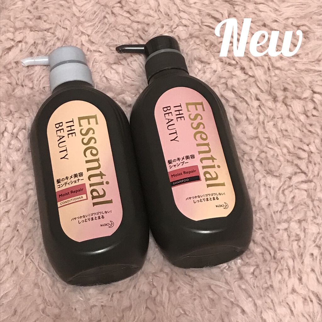 THE BEAUTY 髪のキメ美容シャンプー／コンディショナー＜モイストリペア＞	/エッセンシャル/市販シャンプーを使ったクチコミ（1枚目）