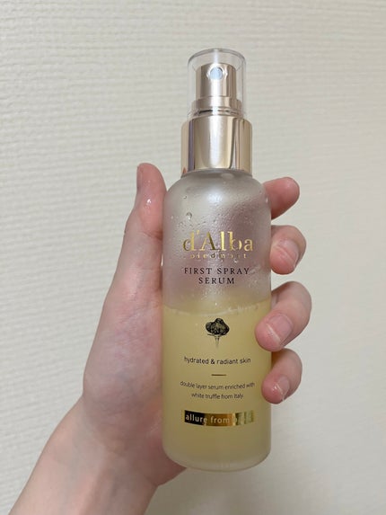 ダルバ ホワイトトリュフファーストスプレーセラム/ダルバ/ミスト状化粧水を使ったクチコミ(1枚目)