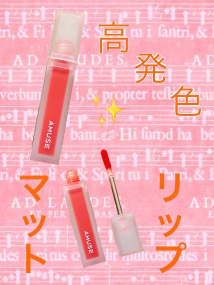 デュー ベルベット 02アプリコット/AMUSE/口紅を使ったクチコミ(1枚目)