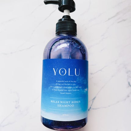 リラックスナイトリペア シャンプー/トリートメント/YOLU/市販シャンプーを使ったクチコミ(2枚目)