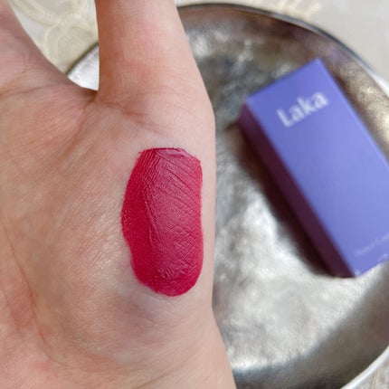フラワーキャプチャーティント/Laka/口紅を使ったクチコミ(2枚目)
