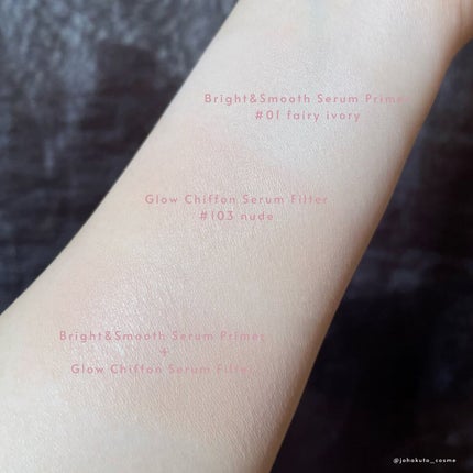 グロウシフォン セラムフィルター/JILL STUART/パウダーファンデーションを使ったクチコミ(6枚目)