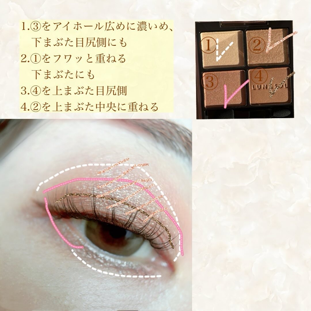 アイカラーレーション EX37 Meteor Night/LUNASOL/アイシャドウパレットを使ったクチコミ（2枚目）