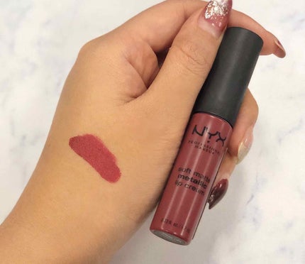 ソフト マット リップクリーム/NYX Professional Makeup/口紅を使ったクチコミ(2枚目)