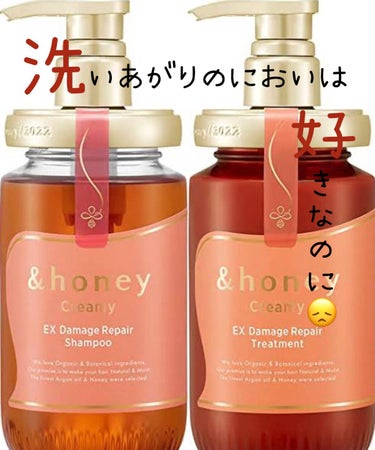 【シャンプー＆トリートメント】

＆honeyってクチコミいいし
買ってみたんだけどね

確かに匂いは続くからいいんだけど...

前髪のベタつきが気になったのと
頭皮が痒くなった( •︠-•︡  )
