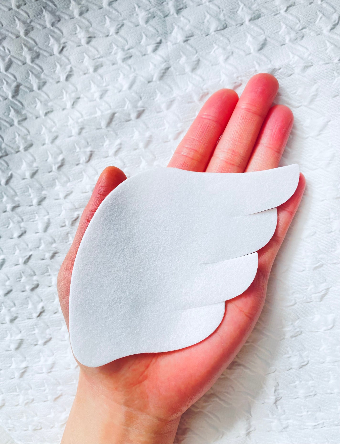 羽型クリームシートパック/天使のほっぺ/シートマスク・パックを使ったクチコミ(4枚目)