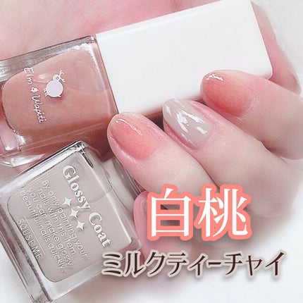 フラッフィーネイル/elm&wapiti/マニキュアを使ったクチコミ(1枚目)