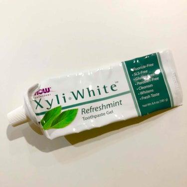 XyliWhite Toothpaste Gel Refreshmint/Now Foods/歯磨き粉を使ったクチコミ（1枚目）