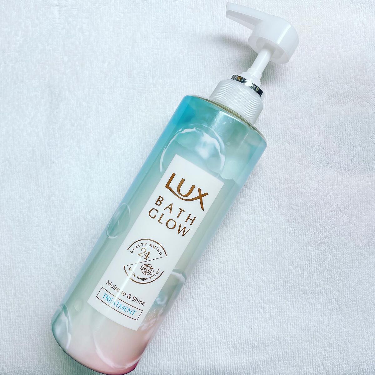 バスグロウ モイスチャー&シャイン シャンプー／トリートメント トリートメント ポンプ/LUX/市販シャンプーを使ったクチコミ（3枚目）