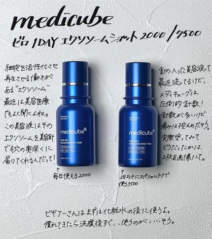 ゼロ1DAYエクソソームショット7500/MEDICUBE/美容液を使ったクチコミ(1枚目)