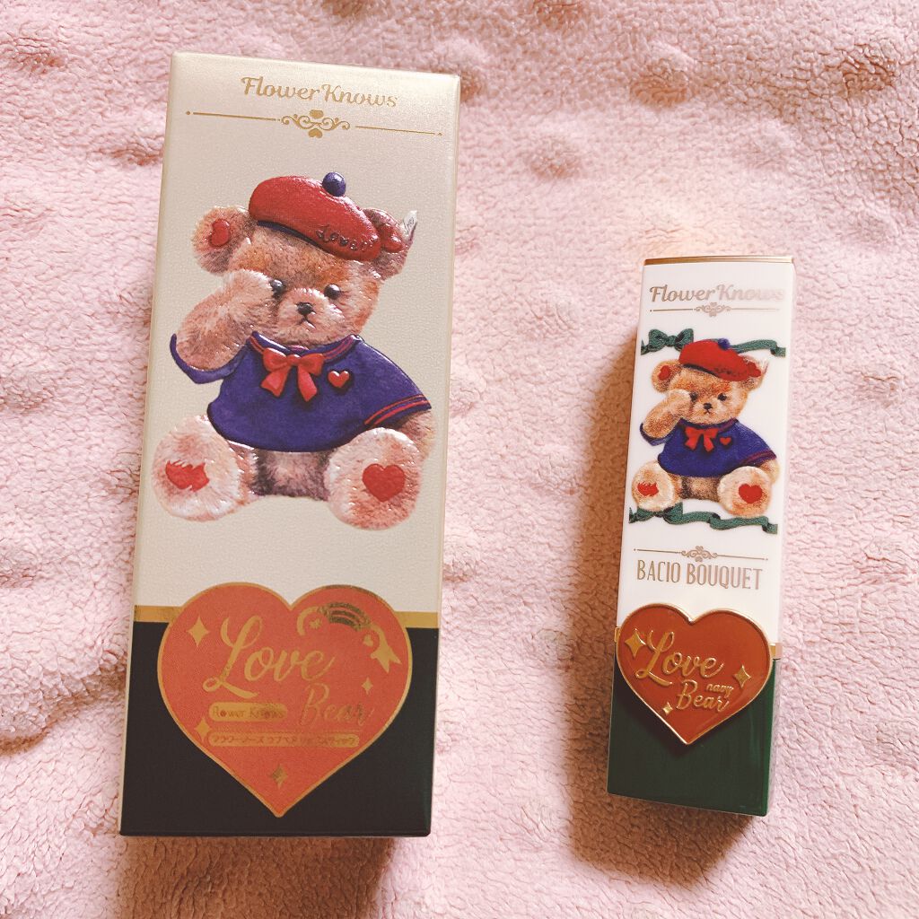 ラブベアリップスティック/FlowerKnows/口紅を使ったクチコミ（1枚目）