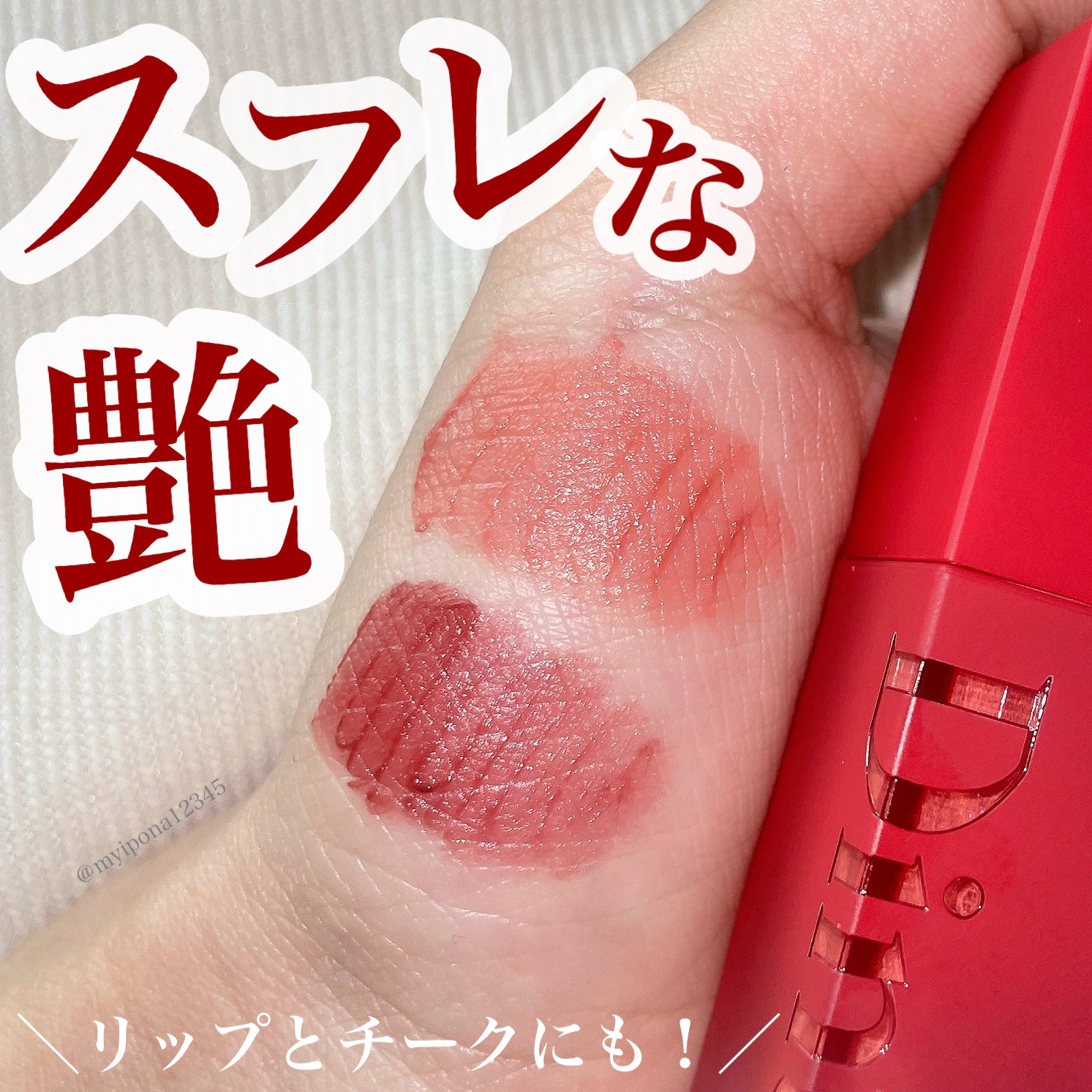 マダムバタフライコレクション ブラーニングリップベール/Dinto/口紅を使ったクチコミ（1枚目）