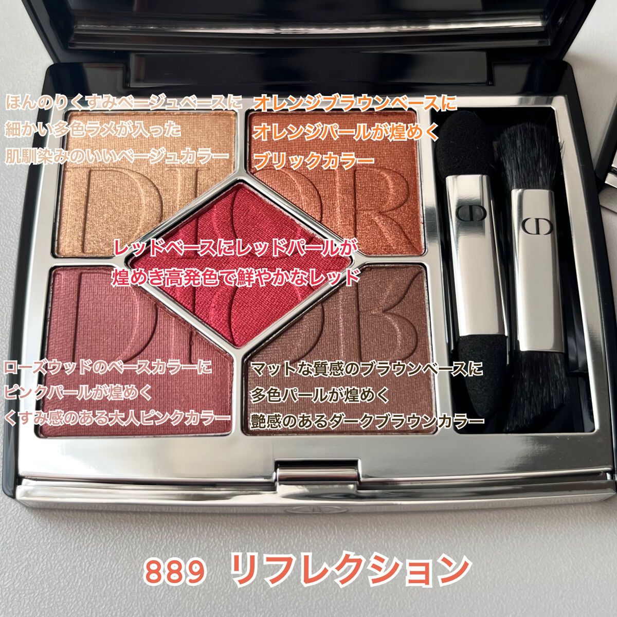 【旧】サンク クルール クチュール/Dior/アイシャドウパレットを使ったクチコミ（3枚目）