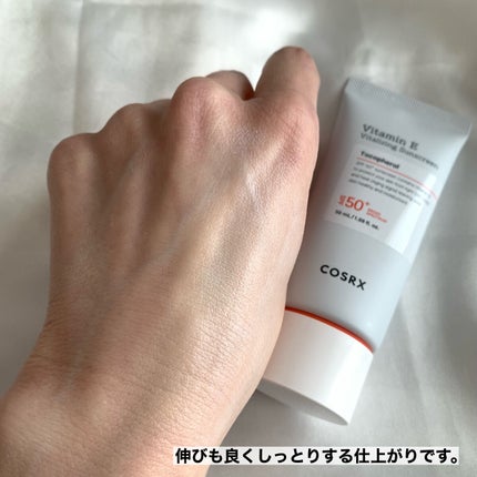 ビタミンEバイタライジングUVクリーム SFP50+/COSRX/日焼け止めクリームを使ったクチコミ(5枚目)