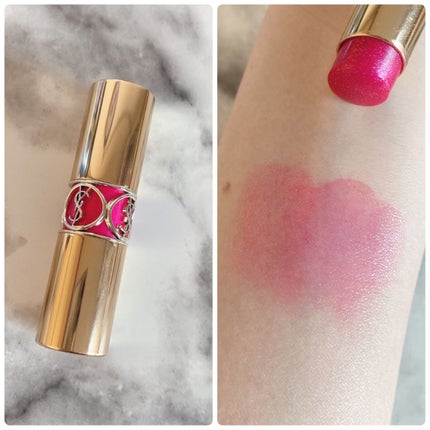 ルージュ ヴォリュプテ シャイン/YVES SAINT LAURENT BEAUTE/口紅を使ったクチコミ(1枚目)